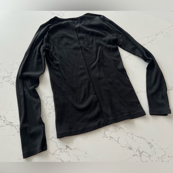 Everlane Lux Rib Long-Sleeve Crew - Picture 5 of 9